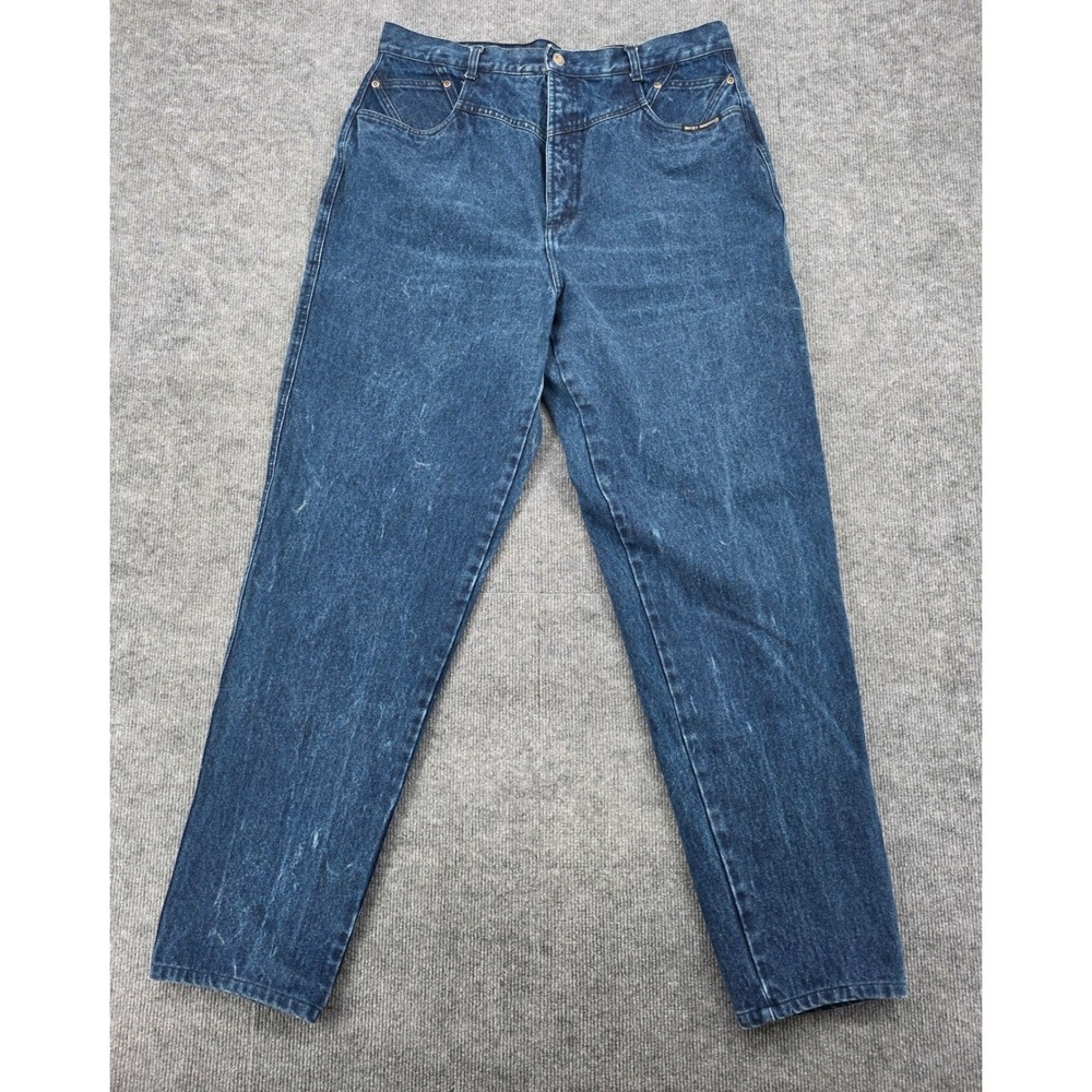 Vintage Rocky Mountain Clothing High Waisted Western Jeans Dark Wash 19/20 36x33